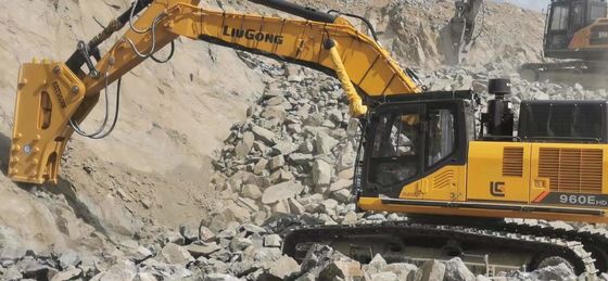 15 টন এক্সকাভেটর হাইড্রোলিক স্টোন ব্রেকার 20CrMo ইস্পাত উপাদান