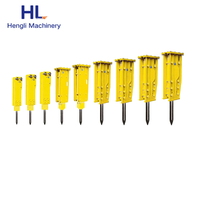 HL190 49 টন এক্সকাভেটর হাইড্রোলিক ব্রেকার রড হাইড্রোলিক হ্যামার পাইল বড়